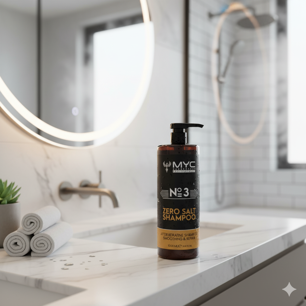 MYC Nr. 3 Zero Salt Shampoo – Salzfreies Shampoo für Keratinbehandlungen (1000 ml)