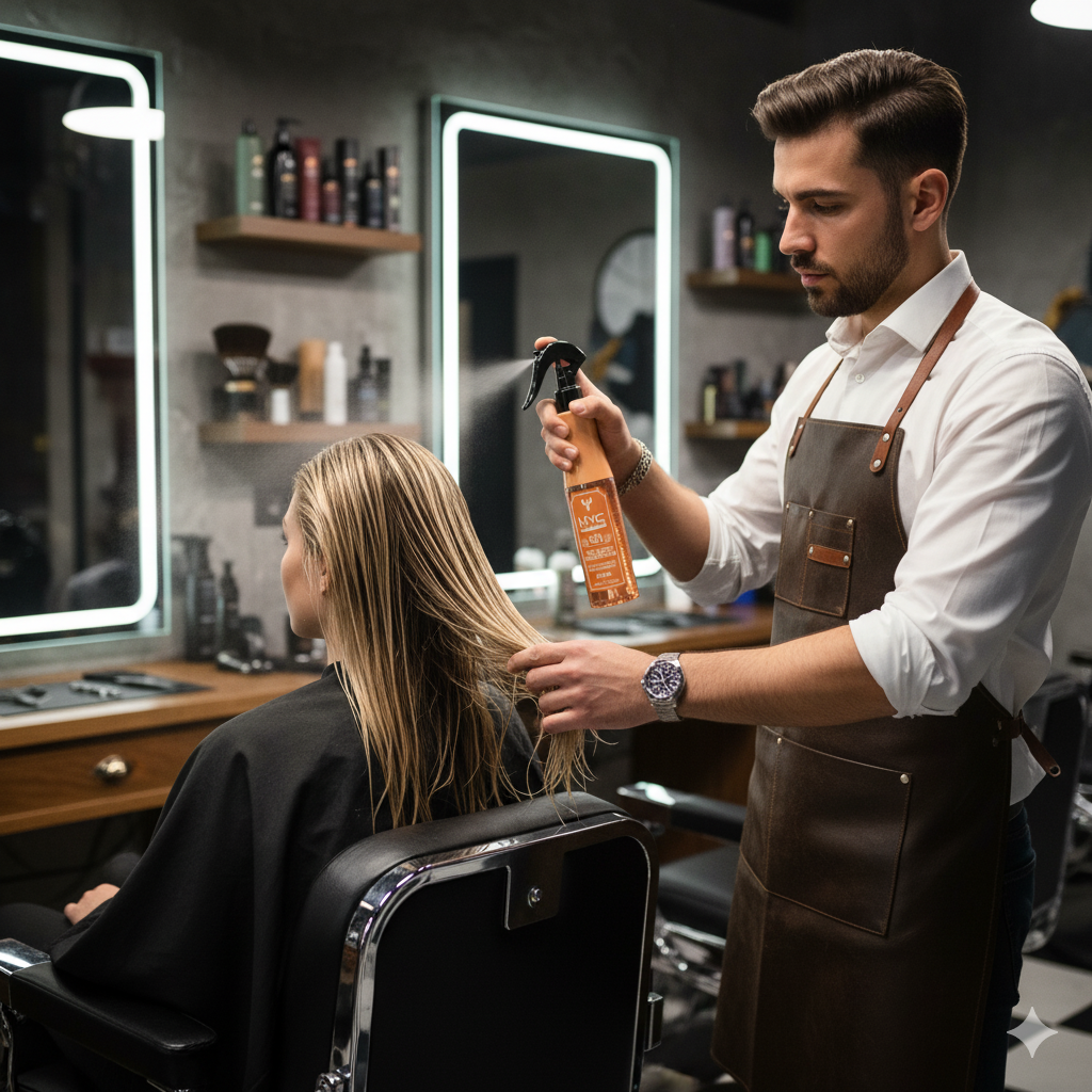 MYC 2-Phasen Conditioner Anwendung im Haar