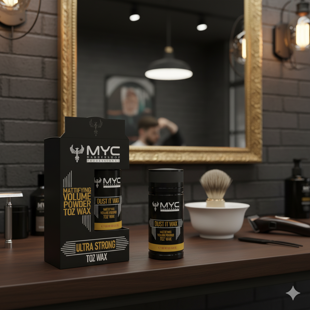 MYC Mattierendes Haarpuder für Männer – Ultra starker Halt & Sofort-Volumen (20g)