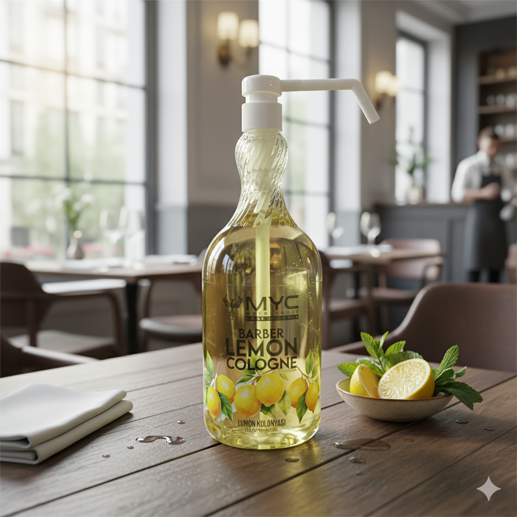 MYC Zitronen-Kolonie für Barbiere – 80° Alkohol – 1000 ml