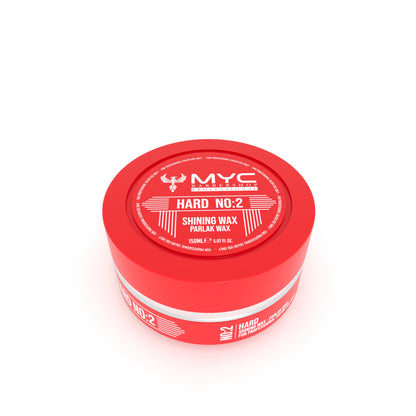 MYC Hard No:2 Glänzendes Haarwachs 150ml – Starker Halt & natürlicher Glanz für Männer