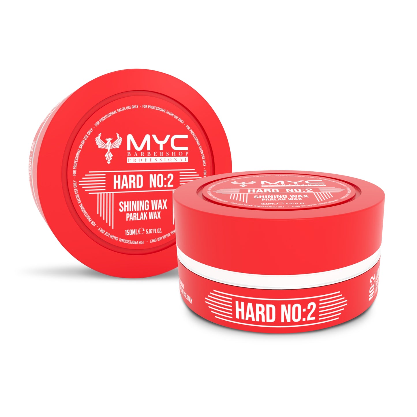 MYC Hard No:2 Glänzendes Haarwachs 150ml – Starker Halt & natürlicher Glanz für Männer