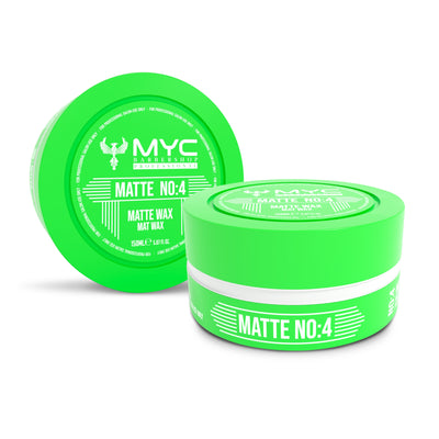 MYC Matte No:4 Mattes Haarwachs 150ml – Natürlicher Look & flexibler Halt für Männer