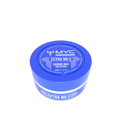 MYC Extra No:3 Glänzendes Haarwachs 150ml – Starker Halt & intensiver Glanz für Männer