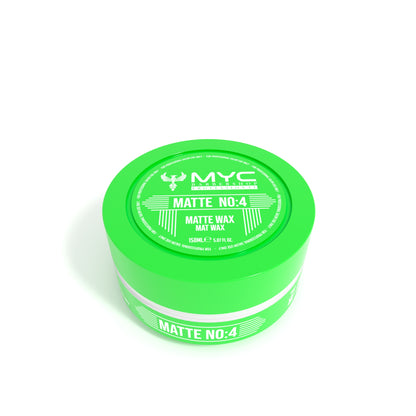MYC Matte No:4 Mattes Haarwachs 150ml – Natürlicher Look & flexibler Halt für Männer