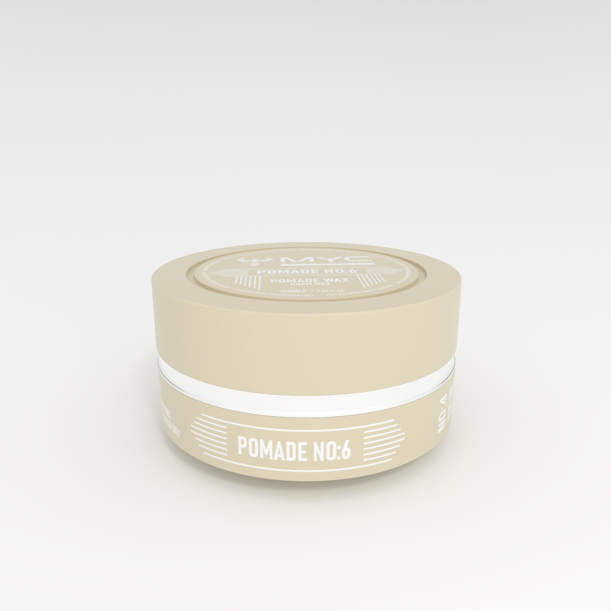 MYC Pomade No:6 Pomade Haarwachs 150ml – Klassischer Glanz & cremiges Styling für Männer