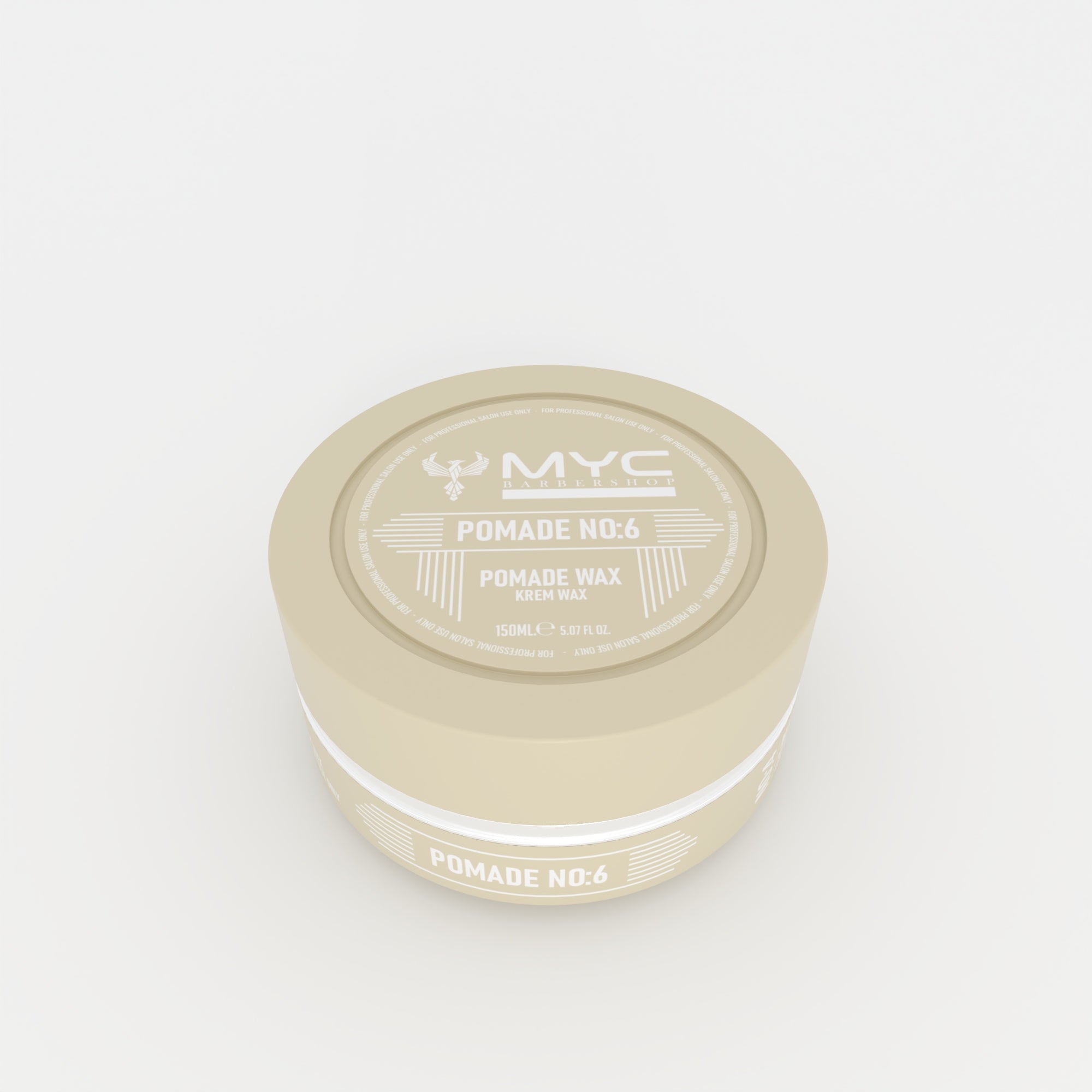 MYC Pomade No:6 Pomade Haarwachs 150ml – Klassischer Glanz & cremiges Styling für Männer