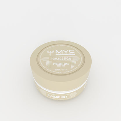 MYC Pomade No:6 Pomade Haarwachs 150ml – Klassischer Glanz & cremiges Styling für Männer
