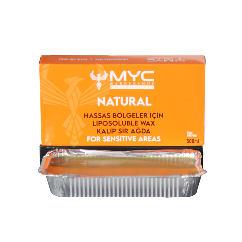 MYC Natural Enthaarungswachs – 500 ml – Für empfindliche Hautzonen