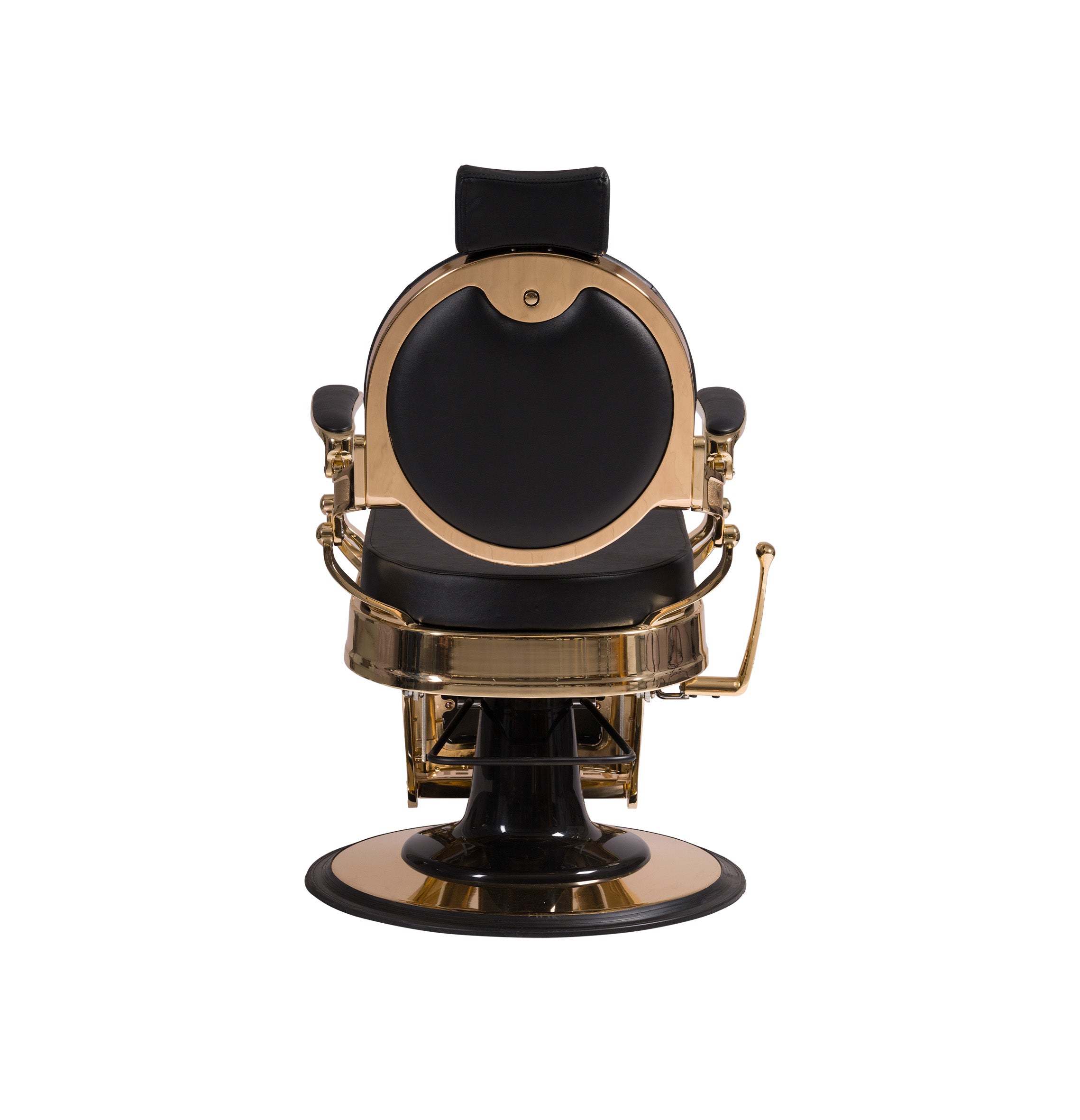 MYC Empire Luxus Barberstuhl Schwarz Gold – Premium Friseurstuhl für Barbershop