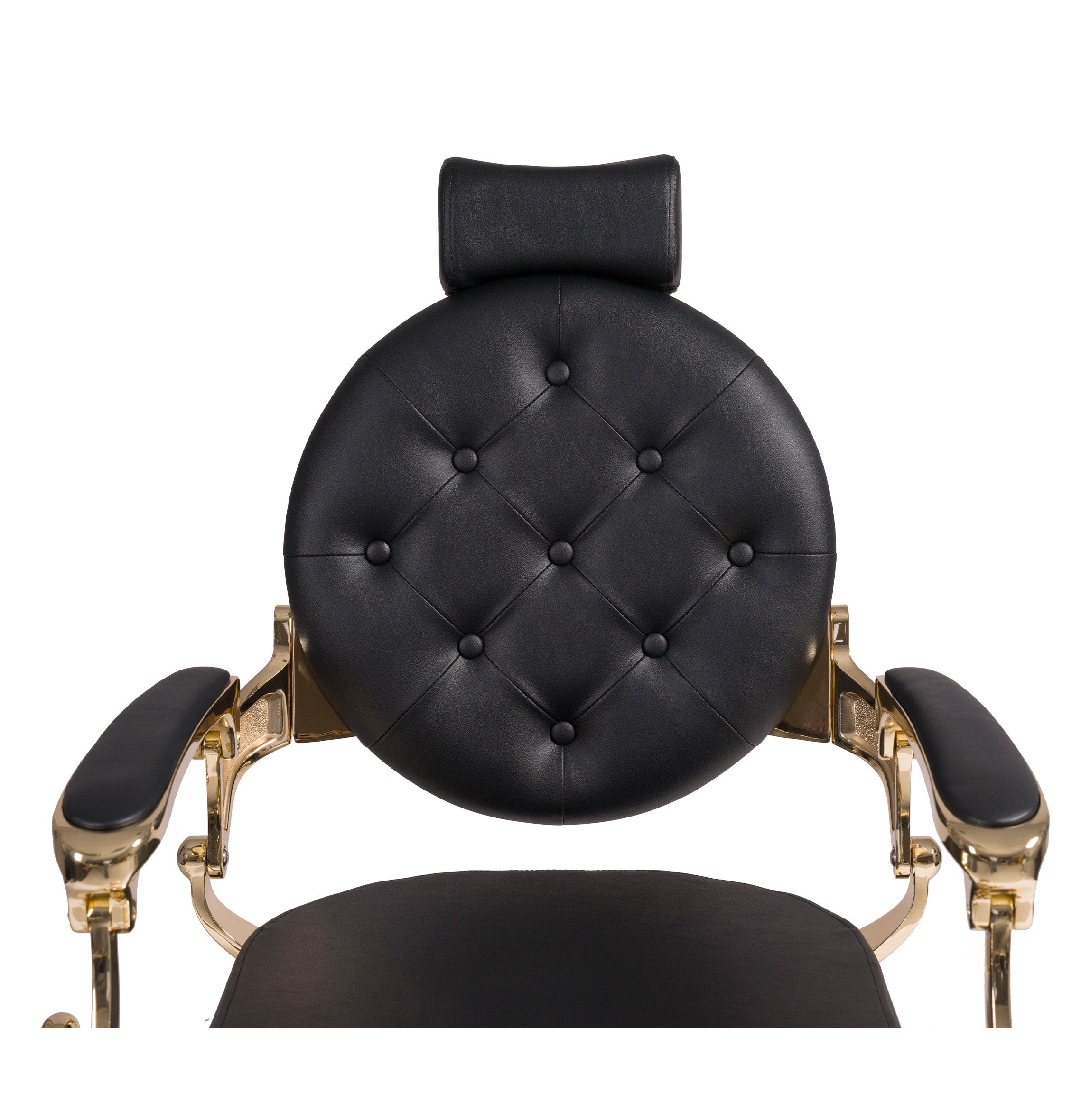 MYC Empire Luxus Barberstuhl Schwarz Gold – Premium Friseurstuhl für Barbershop