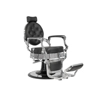 MYC Empire Barberstuhl Schwarz Chrom – Moderner Friseurstuhl für Barbershop