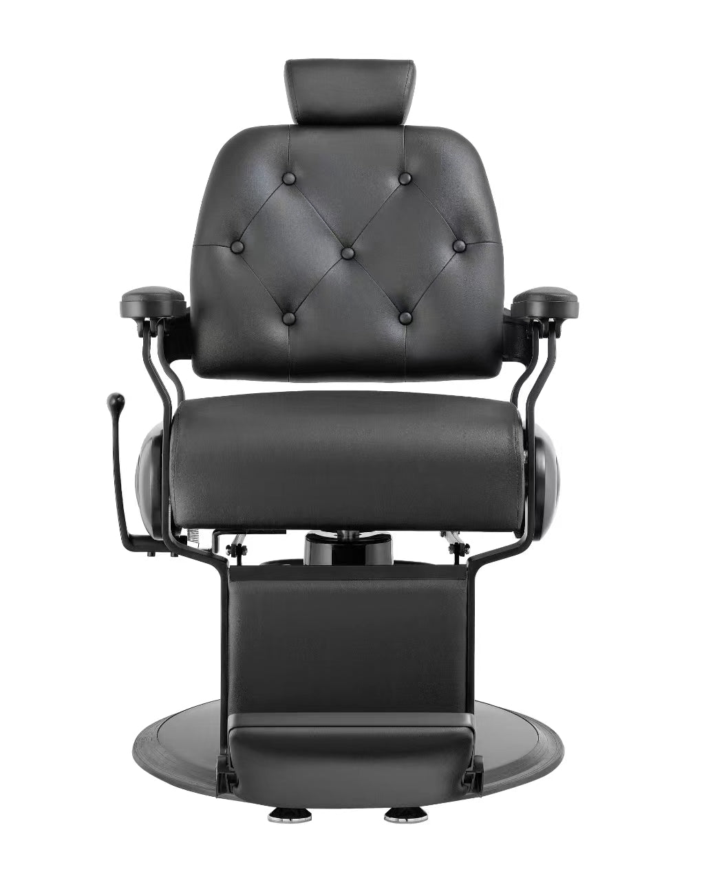 MYC Crop Barberstuhl Schwarz – Professioneller Friseurstuhl für Barbershop