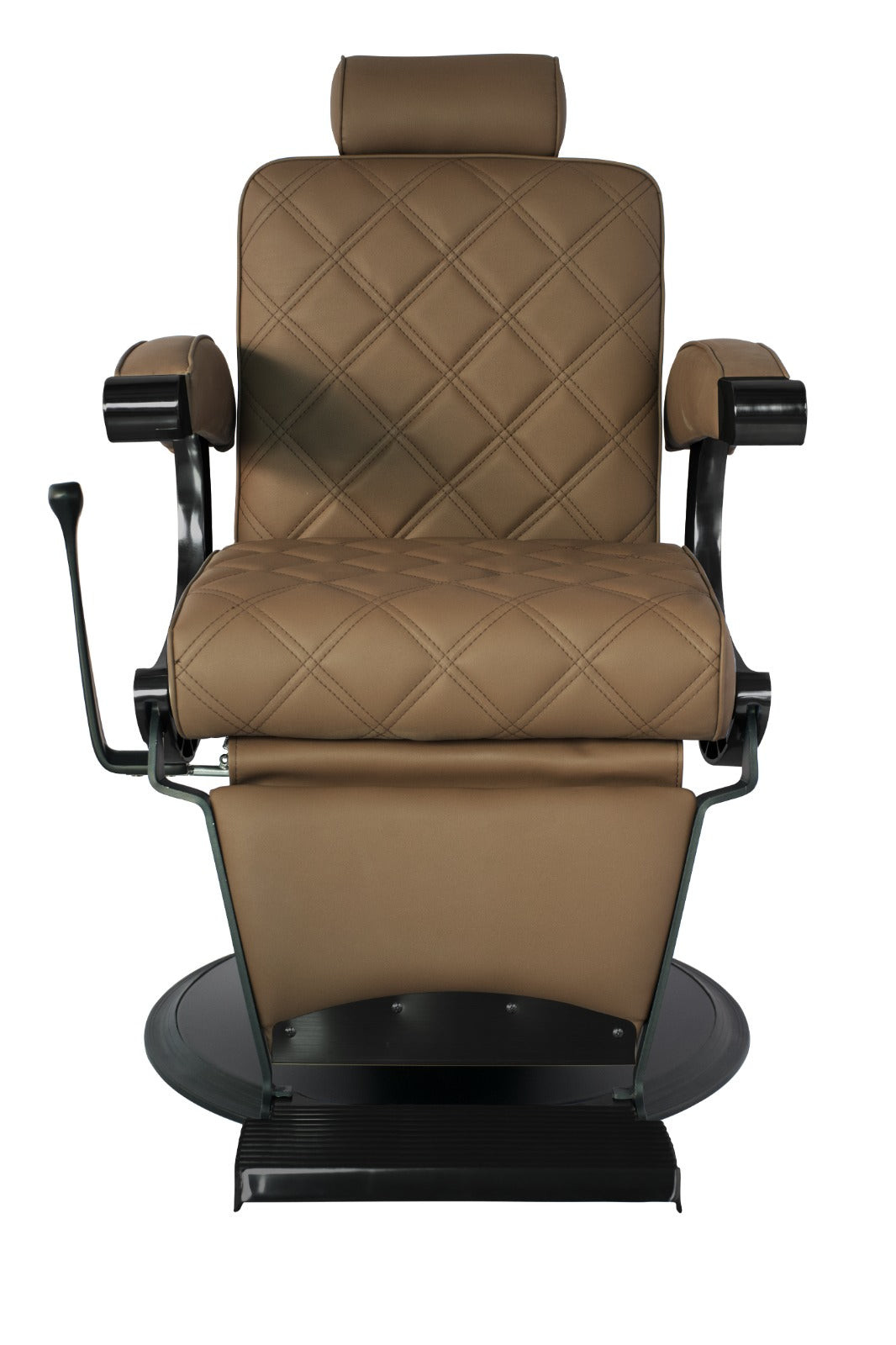 MYC HAWK Barberstuhl Braun Schwarz – Moderner Friseurstuhl für Barbershop