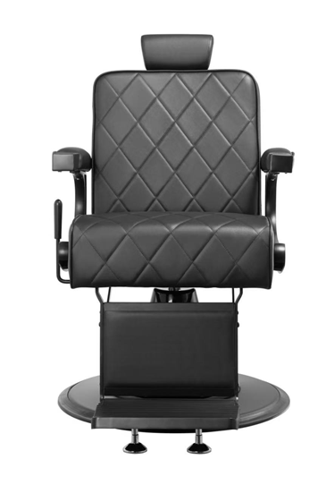 MYC TAPER 2.0 Barberstuhl Schwarz – Klassischer Friseurstuhl für Barbershop