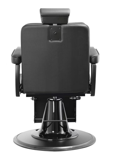 MYC TAPER 2.0 Barberstuhl Schwarz – Klassischer Friseurstuhl für Barbershop