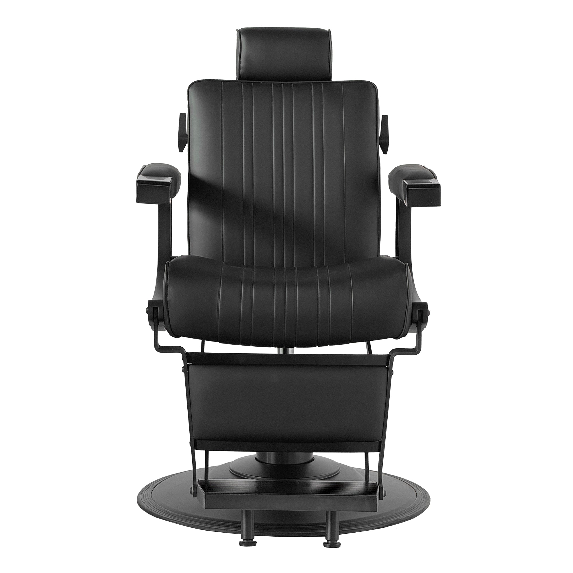 MYC LEVER Barberstuhl Schwarz – Professioneller Friseurstuhl für Barbershop