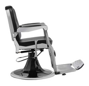MYC Riff Barberstuhl Silber Schwarz