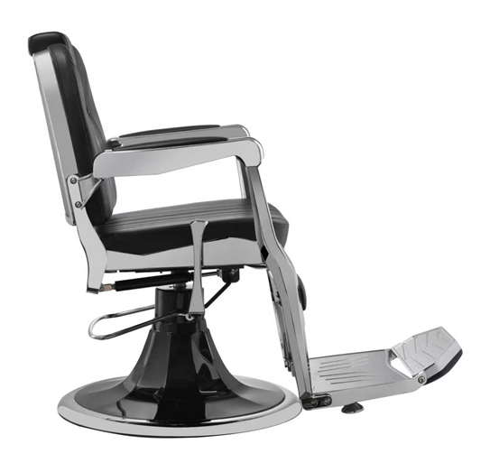 MYC Riff Barberstuhl Silber Schwarz