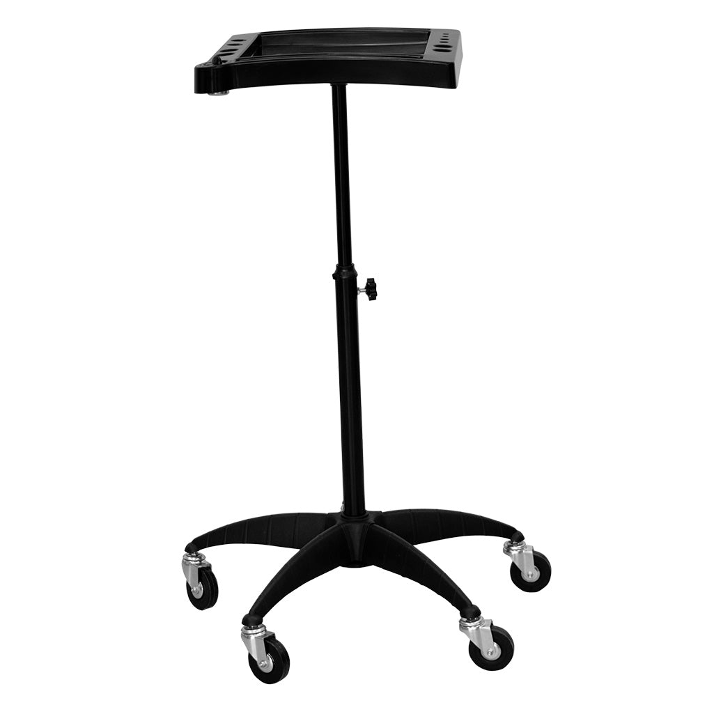MYC Friseur Beistelltisch Höhenverstellbar – Mobiler Gerätewagen mit Rollen | Salon Tablettwagen