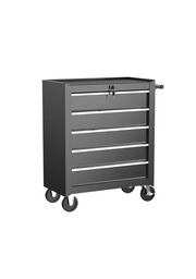MYC Crux Friseur Arbeitswagen Metall – Rollwagen mit Schubladen & Schloss | Barber Trolley Profi