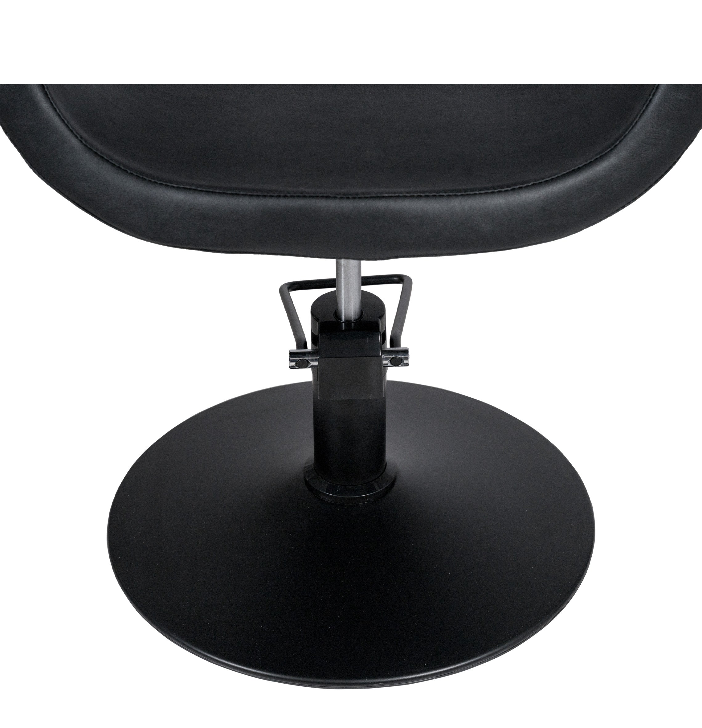 MYC GLAM Friseurstuhl in eleganter Schwarz-Farbe, Luxuriöser Friseur stuhl
