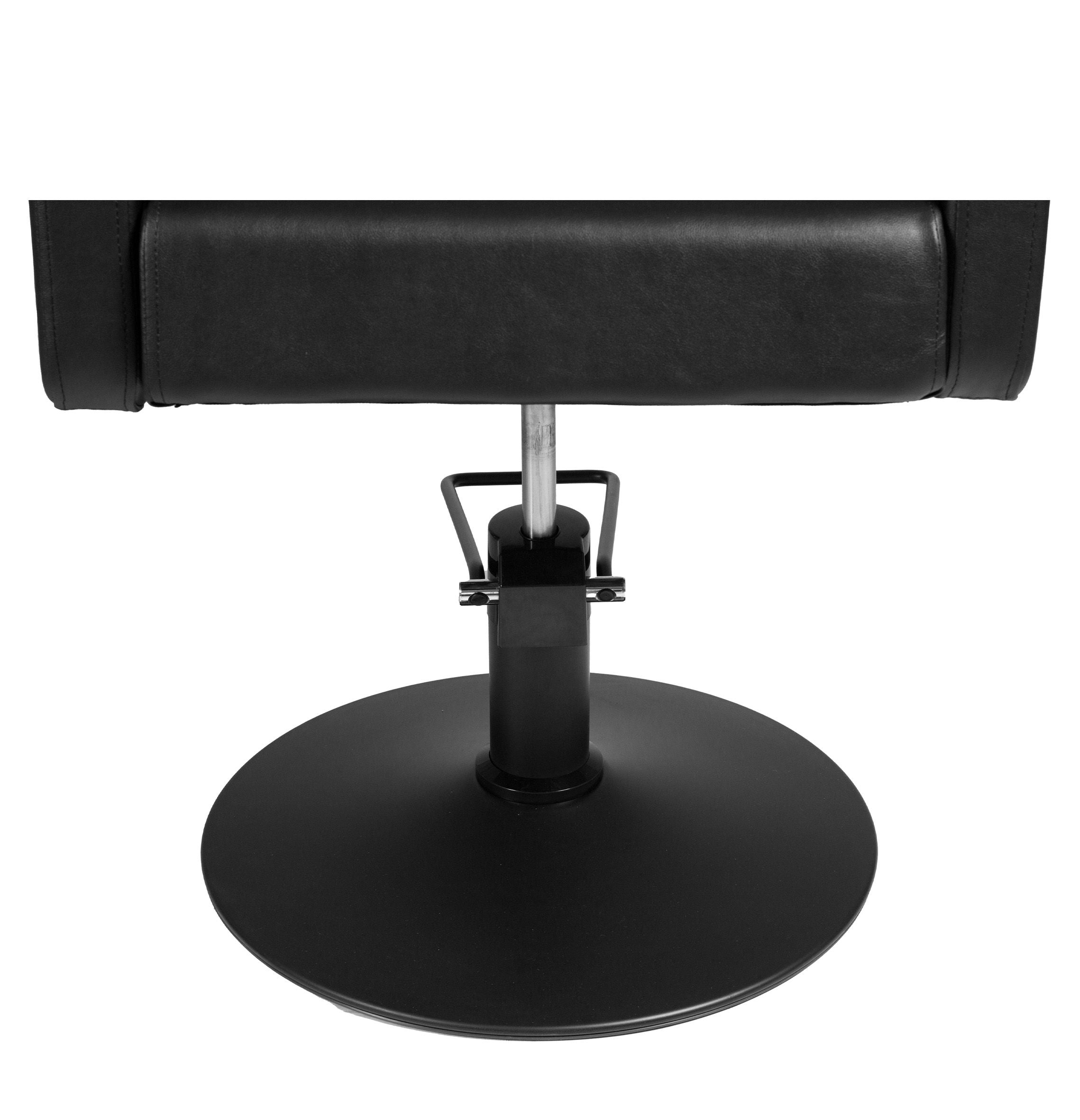 MYC CLASS-R Friseurstuhl Schwarz – Moderner Salonstuhl mit Hydraulik | Barberstuhl Profi