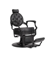 MYC Empire Barber stuhl in Schwarz, Herren Friseurstuhl, Barbershop stuhl