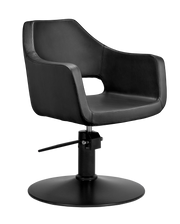 MYC WHIM Friseurstuhl in eleganter Schwarz-Farbe, Luxuriöser Friseur stuhl