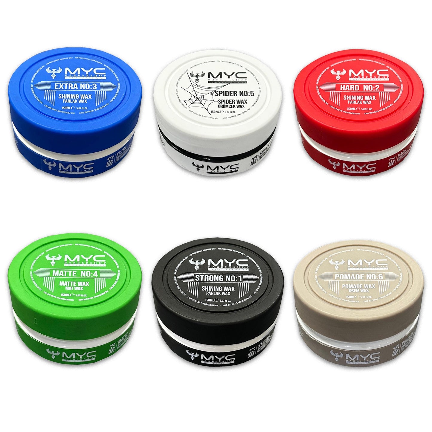 MYC Wax Mix Pack – 6er Set – Alle Varianten in einem Paket