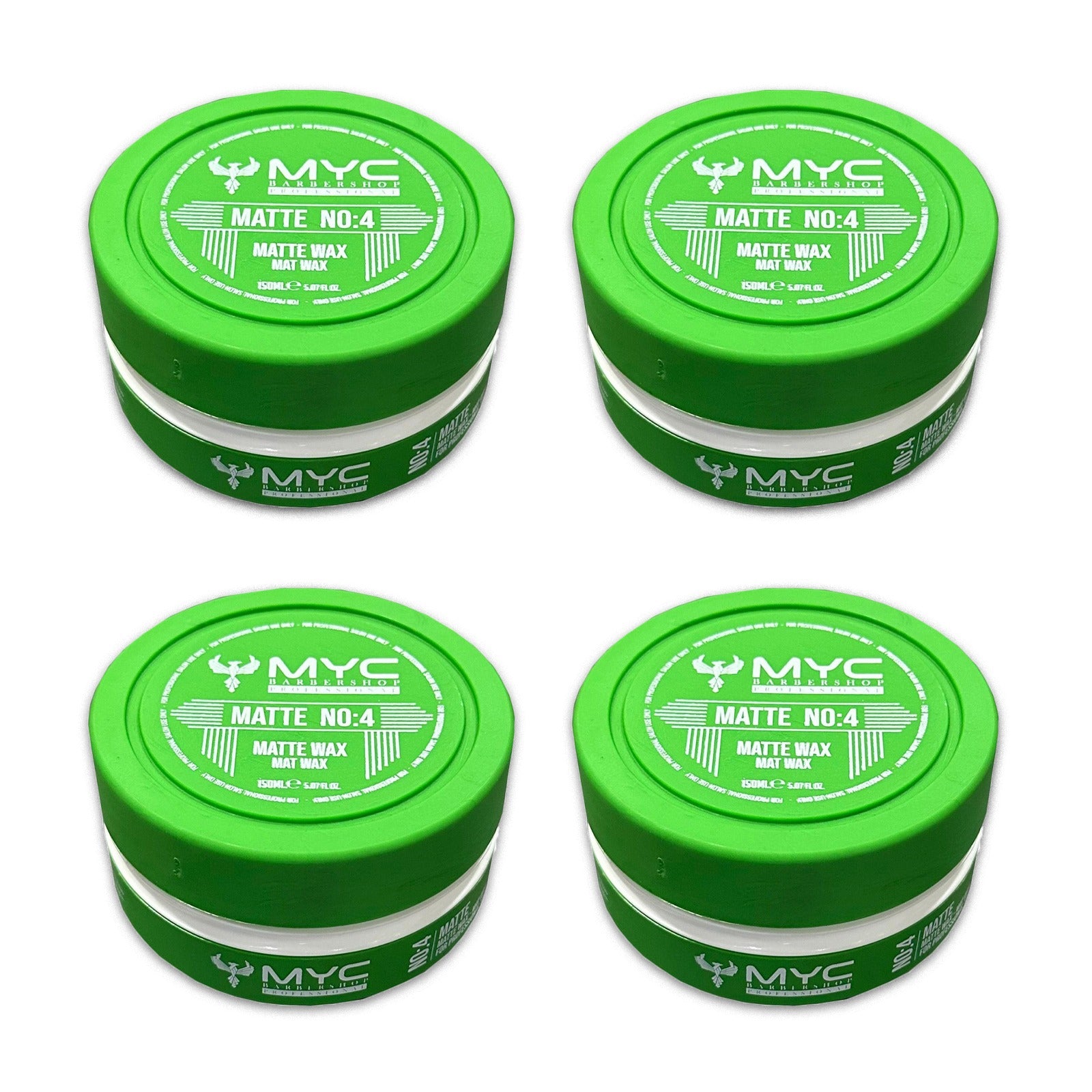 MYC Matte Wax No:4 – 4er Pack – Matt Look & Flexibler Halt