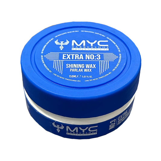 MYC Extra No:3 Glänzendes Haarwachs 150ml – Starker Halt & intensiver Glanz für Männer