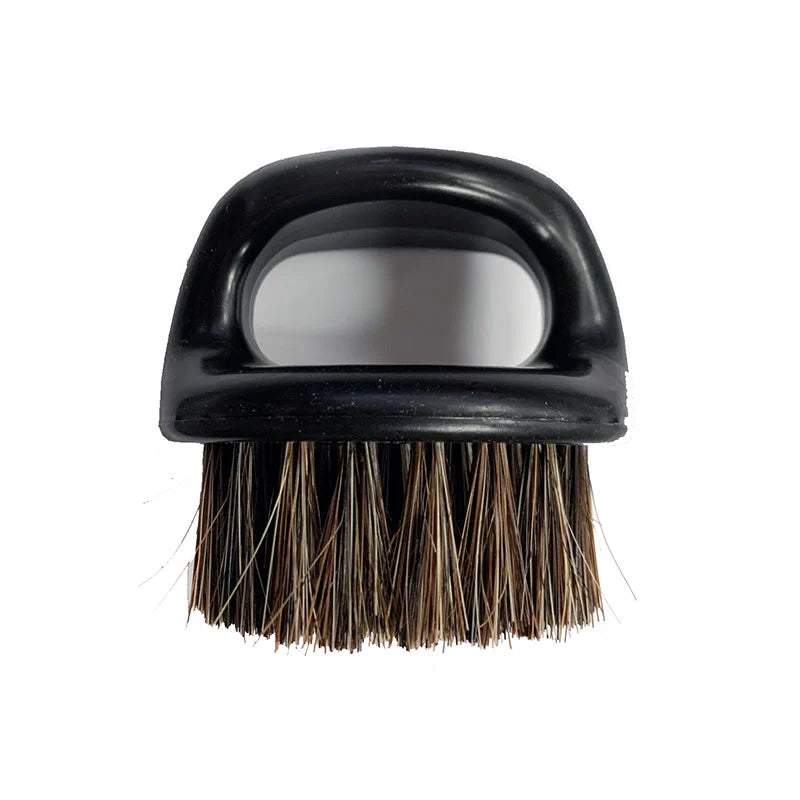 MEN GROOMING BARBER PRO Finger Brush – Nacken- & Haarbürste aus 100 % Pferdehaar