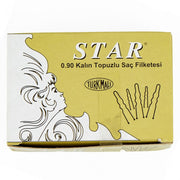 STAR 0.90 Dicke Haarnadeln mit Kugel – Profi Hochstecknadeln, 150 Stk.