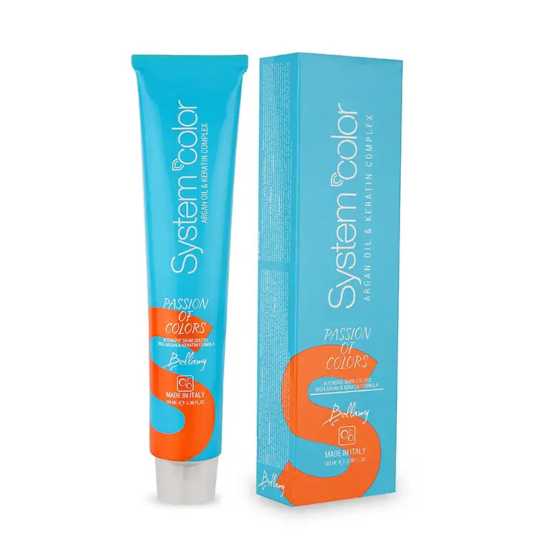 System Color Haarfarbe mit Arganöl & Keratin – Professionelle permanente Haarfarbe – Intensive Pflege & brillante Farbergebnisse – 100ml